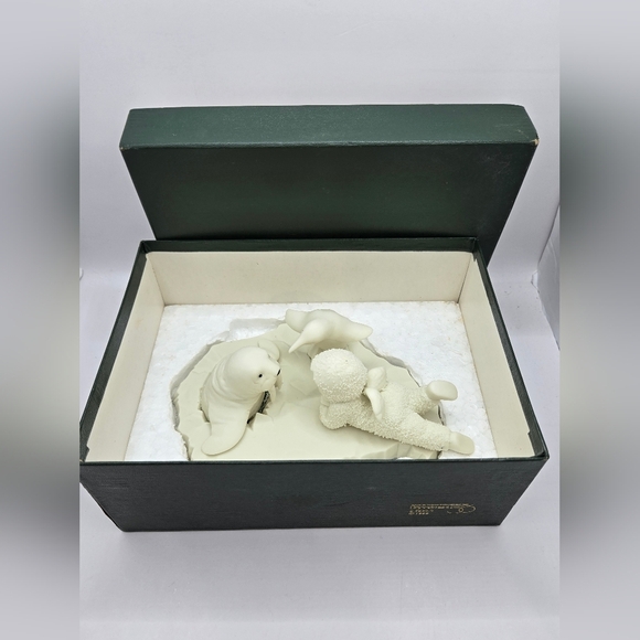 Vtg Department 56 Snowbabies WHO ARE YOU? 7" Walrus Penguin 1989‎ Dept 56 #04921 - Picture 11 of 15